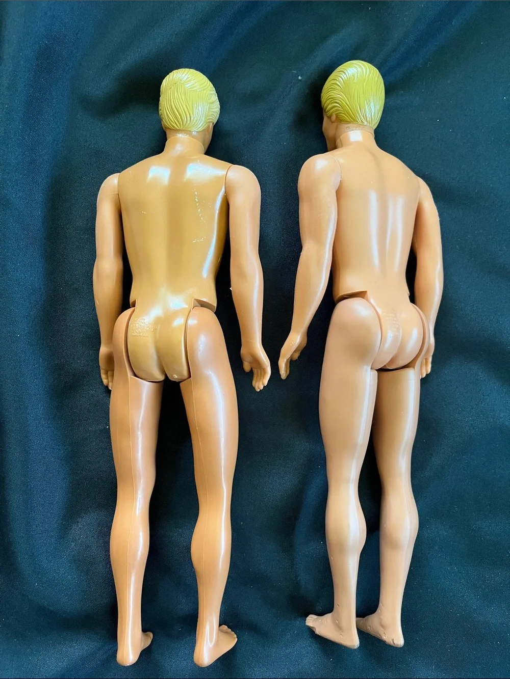 2 Vtg 80s ? Mattel Blonde KEN Dolls Naked Barbie Boyfriend *READ*